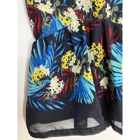 Hollister Women's Medium Floral Spaghetti Strap Tank Blouse New - Picture 3 of 12